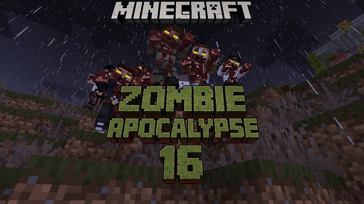 100 hari Minecraft zombie apocalypse! movie horor Minecraft! bertahan hidup dari serangan zombie.