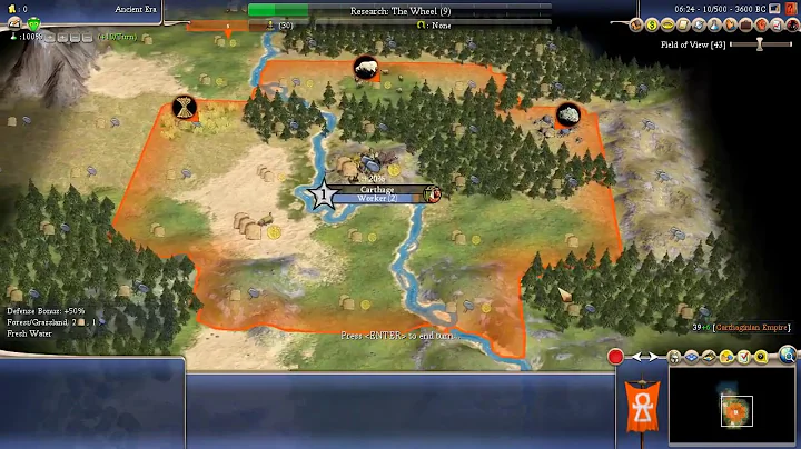 Lets Play Civ 4 Deity 5 (Hannibal Isolation) part 1 of 14