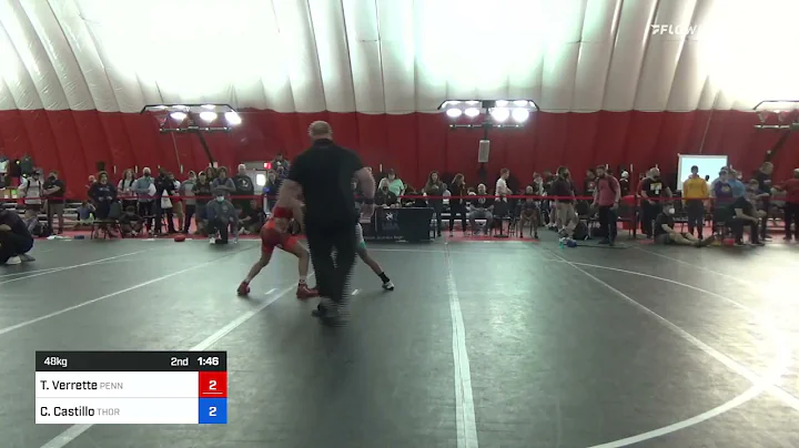 48 Kg Semifinal - Thomas Verrette, Pennsylvania Vs...