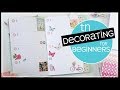 Planner Decorating for Beginners | Your First TN Setup