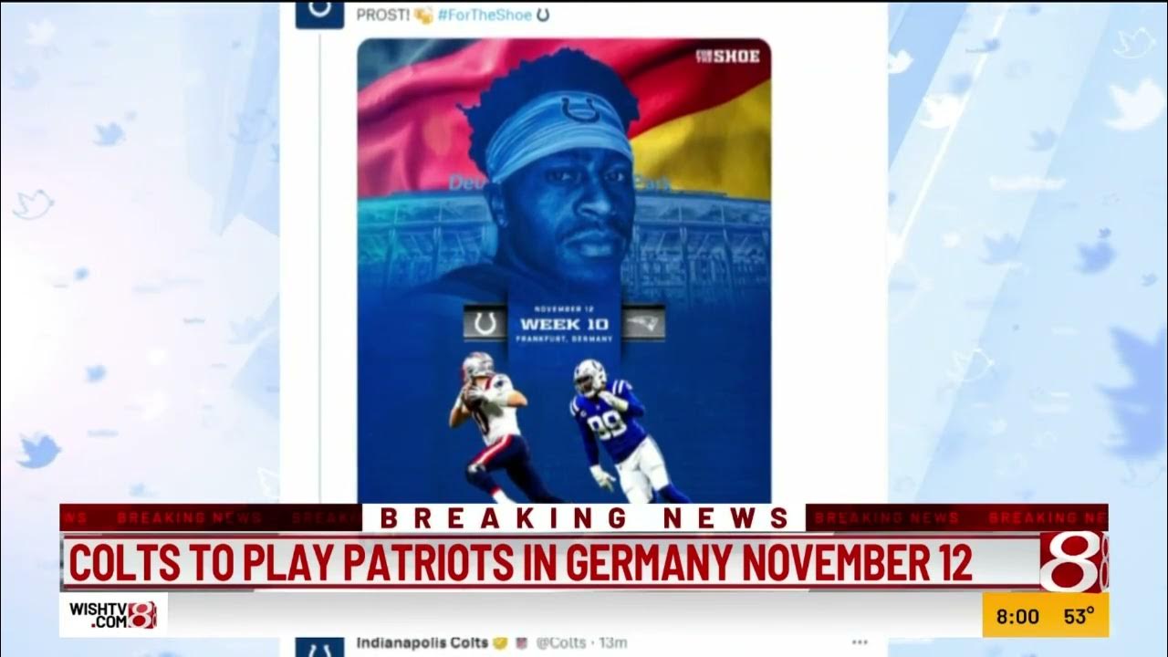 Patriots to play Colts in Frankfurt, Germany on November 12 - CBS Boston