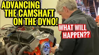 400 SBC Chevy Advancing the camshaft 4 degrees what will happen?? Dyno tests Comp XE268H Part 2