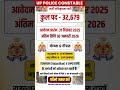 up constable 2026 || up police constable new vacancy || UP पुलिस कांस्टेबल नई भर्ती