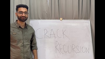 Recursion Basics| Core Concepts| Visualization| Placements| Tenets| Sub Problem Identification
