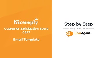 Inserting Nicereply CSAT survey into LiveAgent email template