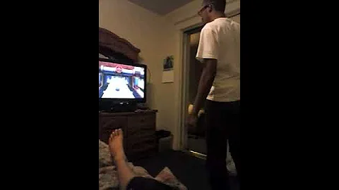 Elbert bowling on X-box