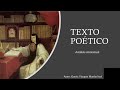 VIDEO 12: texto poético (análisis intratextual)