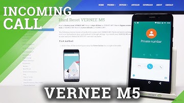 Incoming Call Screen Looks Like in VERNEE M5 – Incoming Call Options