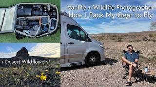 Vanlife + Wildlife Photographer - How I Pack My Gear to Fly