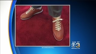 Sixers Markelle Fultz Wears Shoes Made Out Of Basketballs For NBA Draft