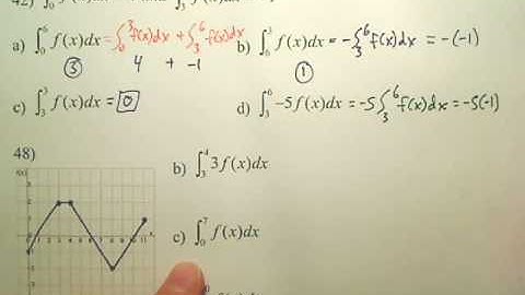 4.3b Definite Integrals - Calculus