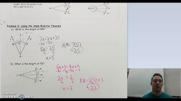 Geometry 5.2/5.3: Perpendicular/Angle Bisectors in Triangles
