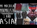 MOCHILA MINIMALISTA DE VIAJE viajar ligero ropa y vida minimalista
