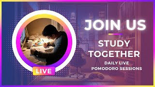 🔴 Study with me | 25/5 Pomodoro timer 2 hours 4 x 25 min Pomodoro Technique Study 25/5 2024_06_01