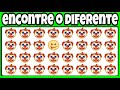 qual é o emoji diferente - Encontre o emoji diferente em 30 segundos!