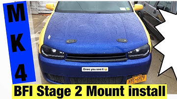 Mk4 gti Stage 2 bfi mount install