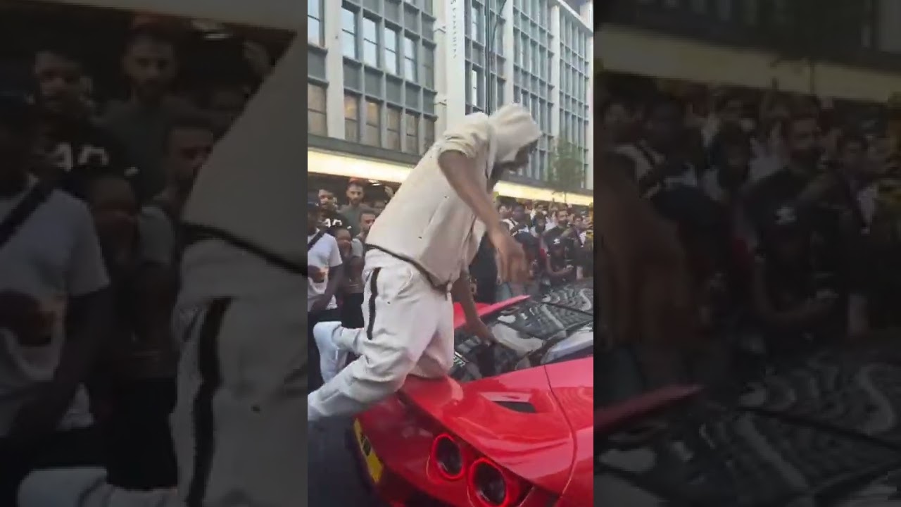 Oxford Street, London - Stores Looting and Ferrari Damaged (12/08/22) Part 2