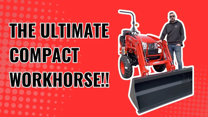 Kioti CK2610HB with loader and custom grapple set up