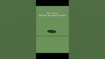 My First Day Learning Blender Animation – Beginner Journey 🎬✨