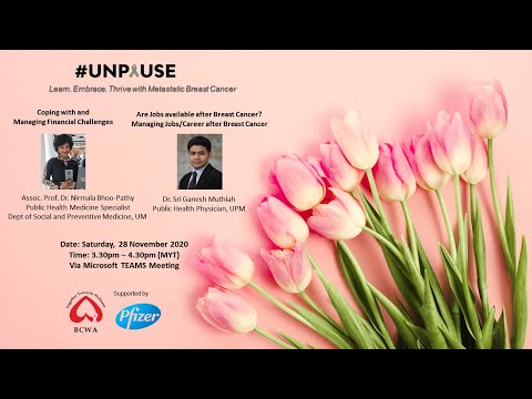 Ways to Manage the Financial Burden of Breast Cancer | #UNPAUSE Digital Symposium: S3EP1