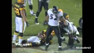 Ravens Ray Lewis Big Hits and Highlights HQ