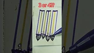3 or 4 brushes?? #art #drawing #easy #creative #brush #trending