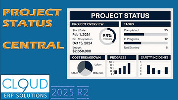 New Project Status Central