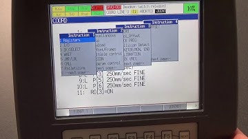 Fanuc Teach Pendant Navigation