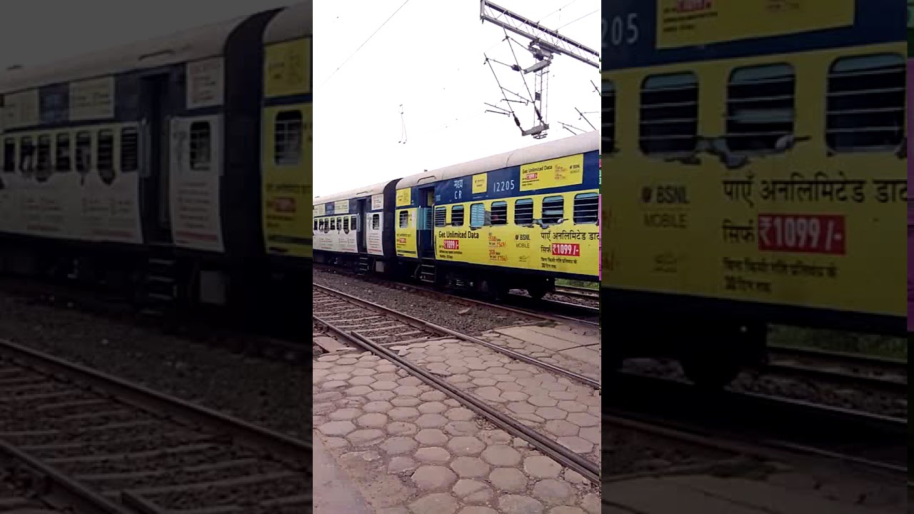 Indian Railways with WAP4 loco