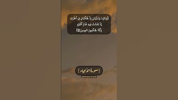 سورة الأنبياء الآية ٧٧ الى ٧٩ بصوت الشيخ محمد صديق المنشاوي