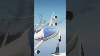 Boeing 747 Crashes Into Other Airplanes Mid Air #shorts