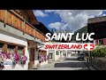 Visiting a Swiss Chalet in Saint Luc Switzerland and Enjoying a Raclette