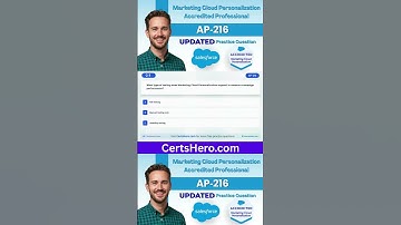 AP‑216 Practice Questions | AP-216 Salesforce Marketing Cloud Personalization Practice Questions