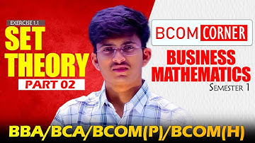 Exercise 1.1 Set Theory of Business Mathematics Part 2