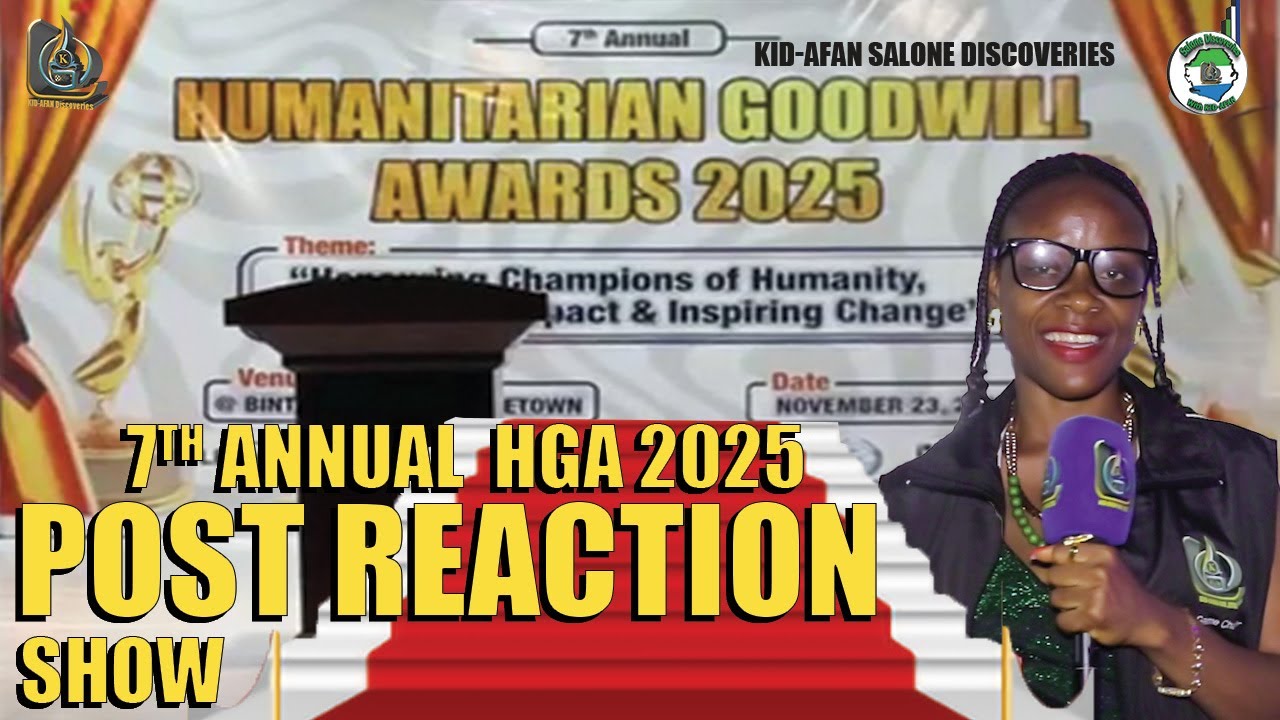 Отзывы о 7-й церемонии вручения гуманитарных премий Orphan Empowerment Society SL | KID-AFAN Salone