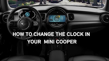 How to Change Your MINI Clock | Step by Step Guide to Changing the Clock in your MINI Cooper