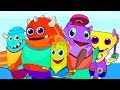 Monsters Finger Family | Nursery Rhymes Songs | Kids Rhymes
