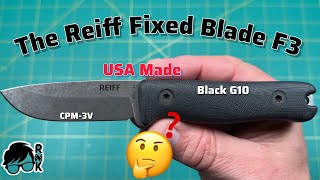 Unboxing the an Reiff fixed blade F3 knife… an interesting design that I’m not sure about… 🤔