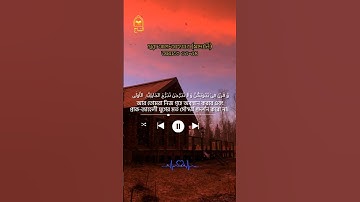 সূরা আল-আহযাব|Surah Al-Ahzab|মাদানি সূরা | আয়াতঃ ৩৩-৩৪| سورة الأحزاب |মন খারাপের দিনে তেলোয়াত শুনুন🙂