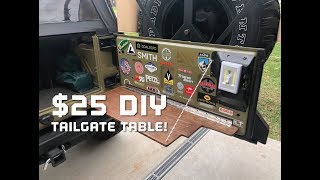 DIY OVERLAND | $25 Jeep Tailgate Table
