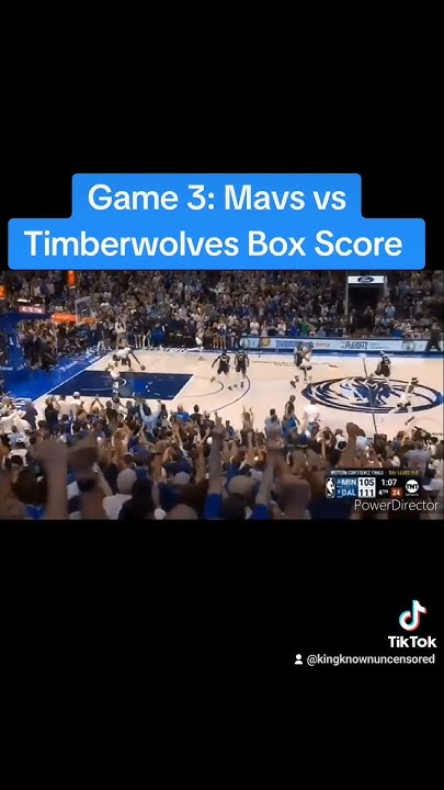 game-3-mavs-vs-timberwolves-box-score-youtube