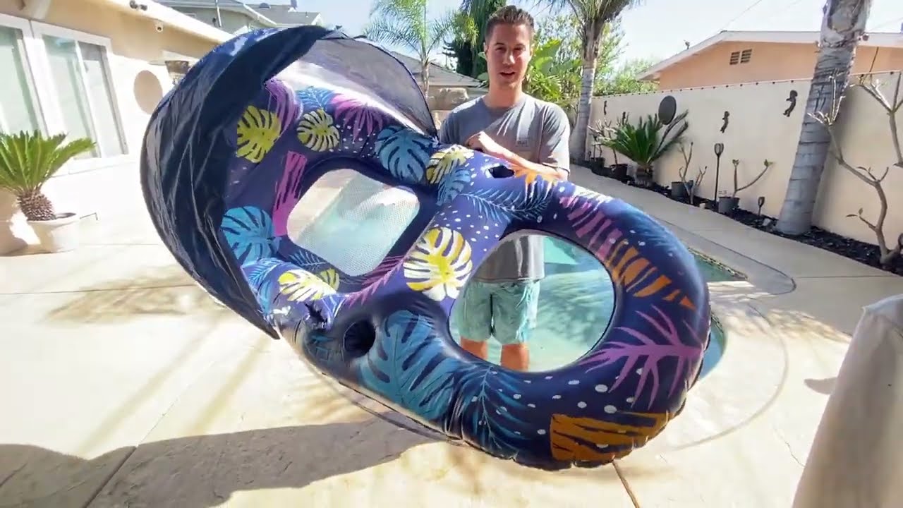 Pool Float with Canopy