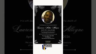 Lawrence A. Alleyne | Funeral Service Announcement #ObituariesBB #Obituaries #bb #ObituariesBarbados