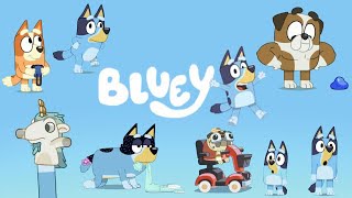 Bluey End Credits Compilation Season 3 Disney Junior Cartoon