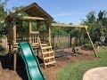 We Built A Custom Tree House Play Set