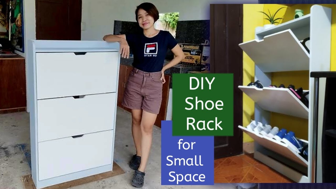 DIY Shoe Rack for Small Space, 1 slot 3 layers Shoe Rack, Home  Improvement