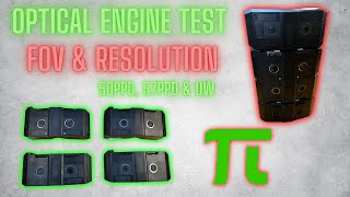 Pimax Crystal Super / 50ppd, 57ppd & UW Optical Engine FoV test