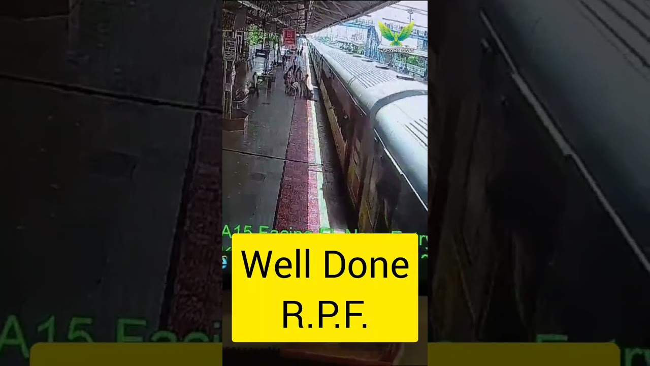 Never Board or Deboard a running train. Take Care