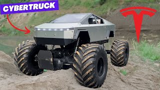 NEW AWD Tesla Cyber Truck RC Car Review (Utimate Off-Road Car) #tesla