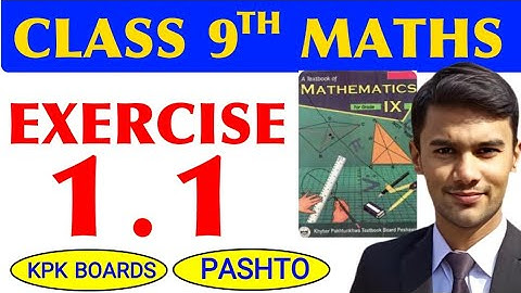 EXERCISE 1.6 CLASS 9 MATHS FOR KPK BOARDS IN PASHTO | #class9 #maths #class9maths #class9th #pashto